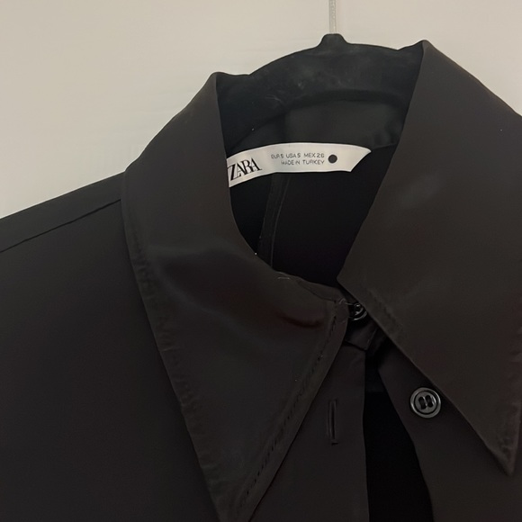 Silky Black Blouse - Picture 2 of 4